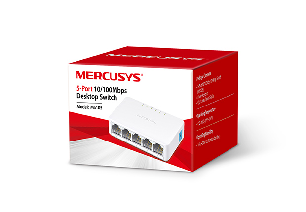SWITCH TP-LINK MERCUSYS 5 PUERTOS MS105