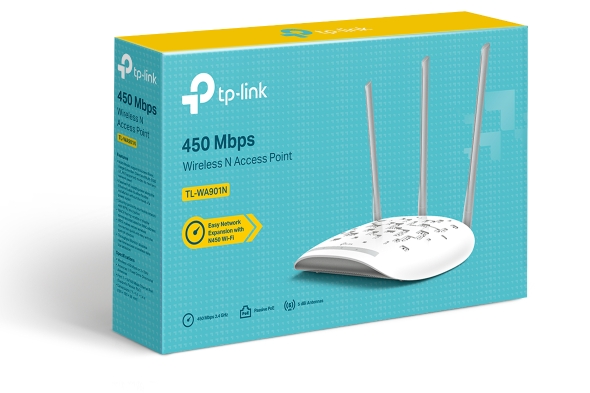 ACCESS POINT TP-LINK N450 TL-WA901N (3 antenas)