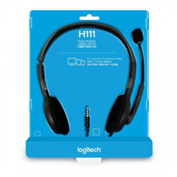 DIADEMA LOGITECH H111 SILVER