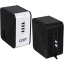 REGULADOR CDP 1000VA R2CU-AVR1008, 8 SALIDAS, 4 PUERTOS USB