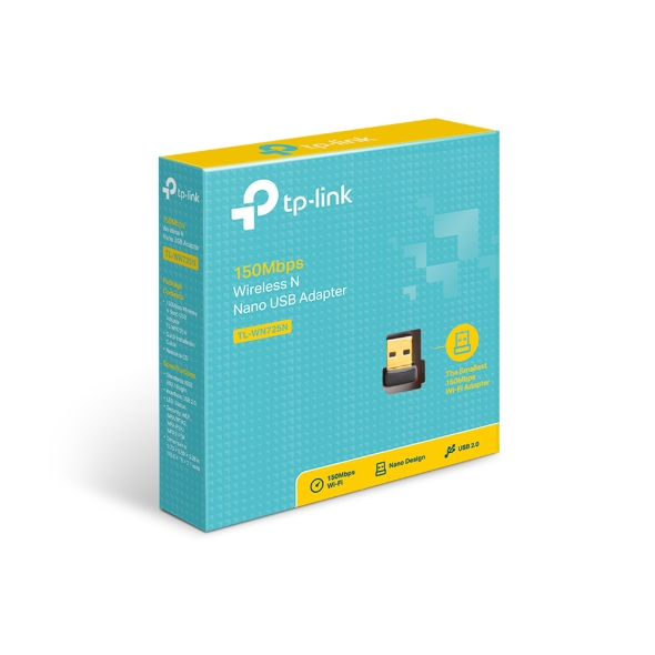 ADAPTADOR USB INALAM TP-LINK TL-WN725N N150 NANO