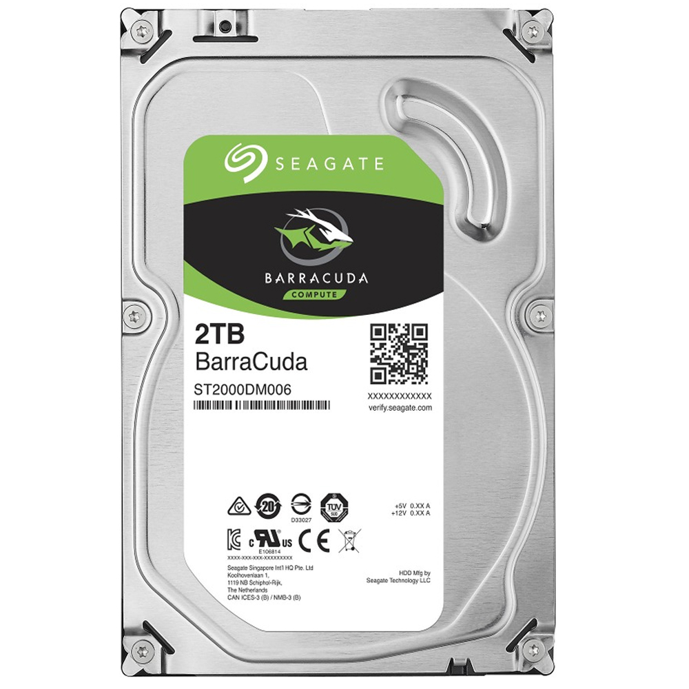 DD 2 TERAS SATA, SEAGATE BARRACUDA