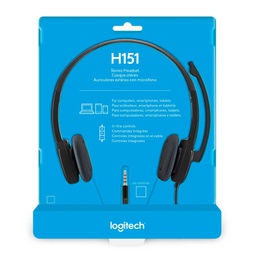 [3256] DIADEMA LOGITECH H151 BLACK